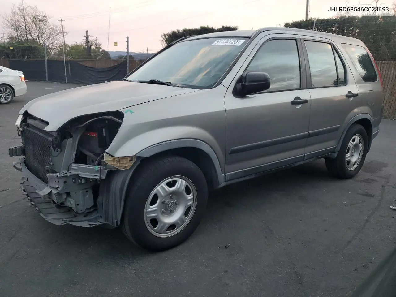 JHLRD68546C023693 2006 Honda Cr-V Lx