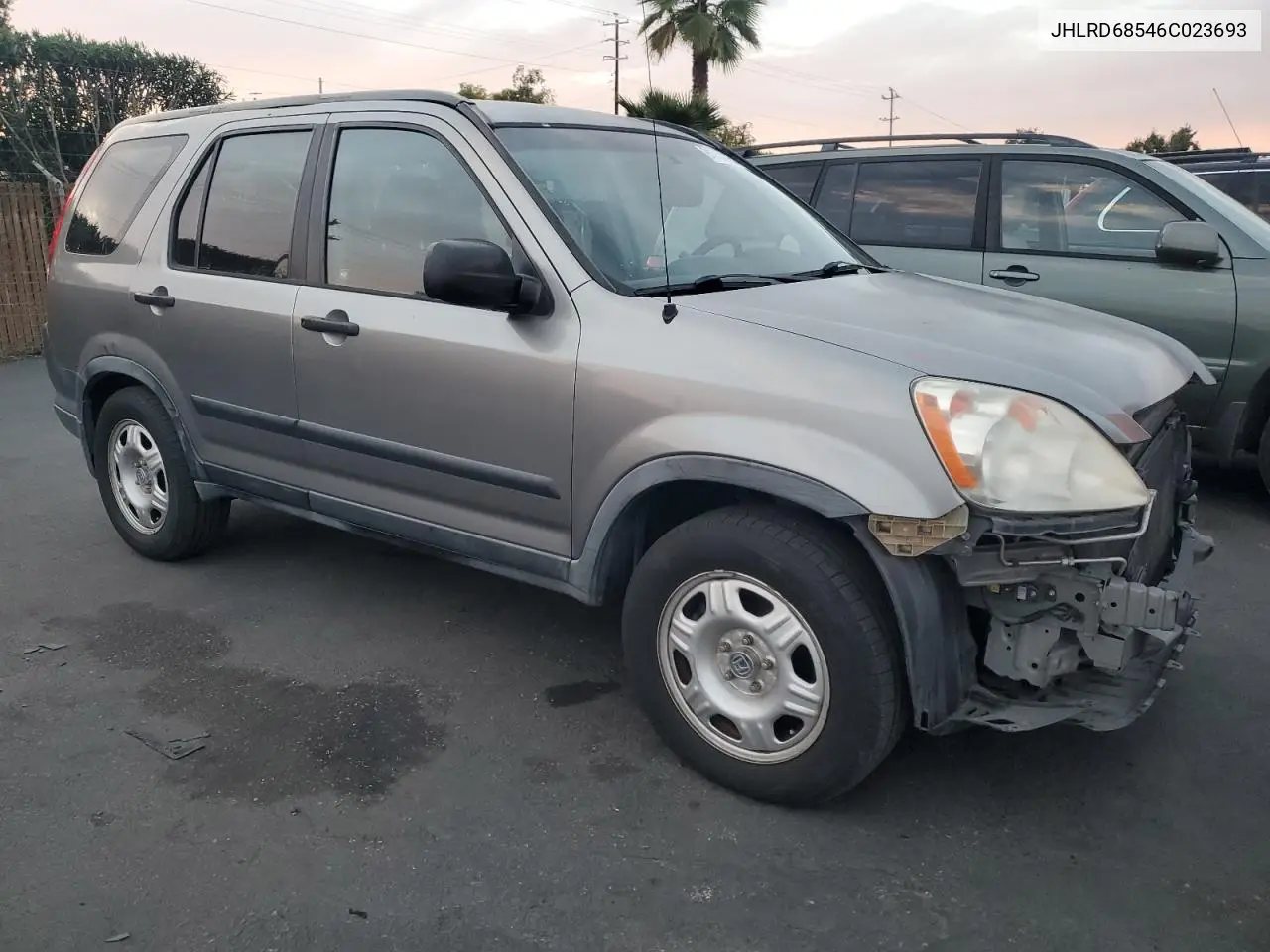 JHLRD68546C023693 2006 Honda Cr-V Lx