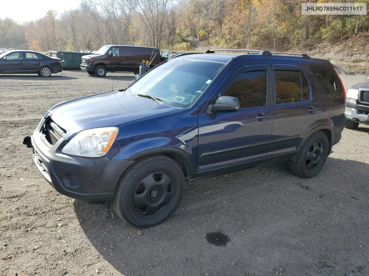 JHLRD78596C011917 2006 Honda Cr-V Lx