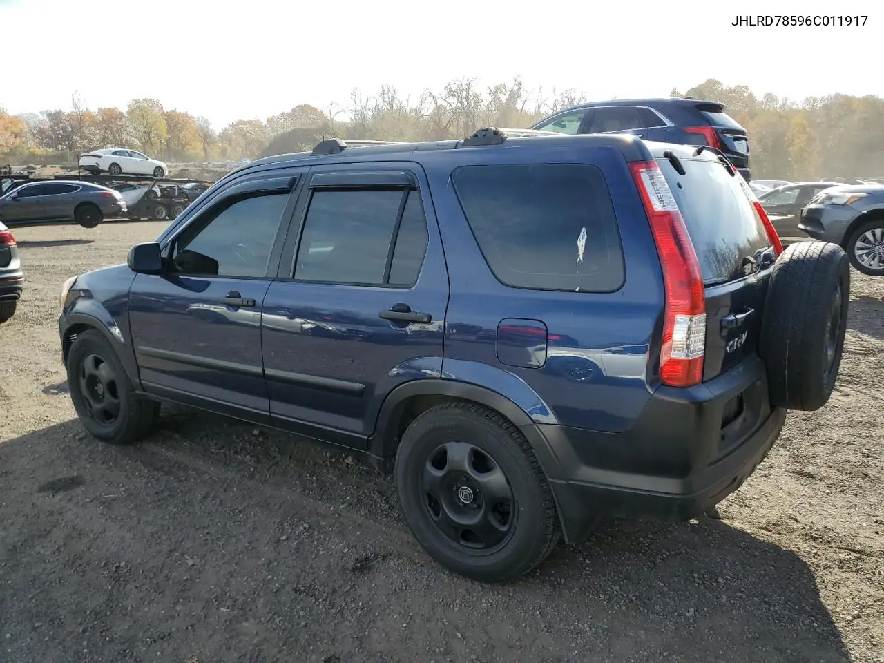 JHLRD78596C011917 2006 Honda Cr-V Lx