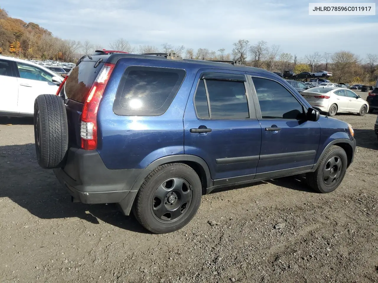 JHLRD78596C011917 2006 Honda Cr-V Lx