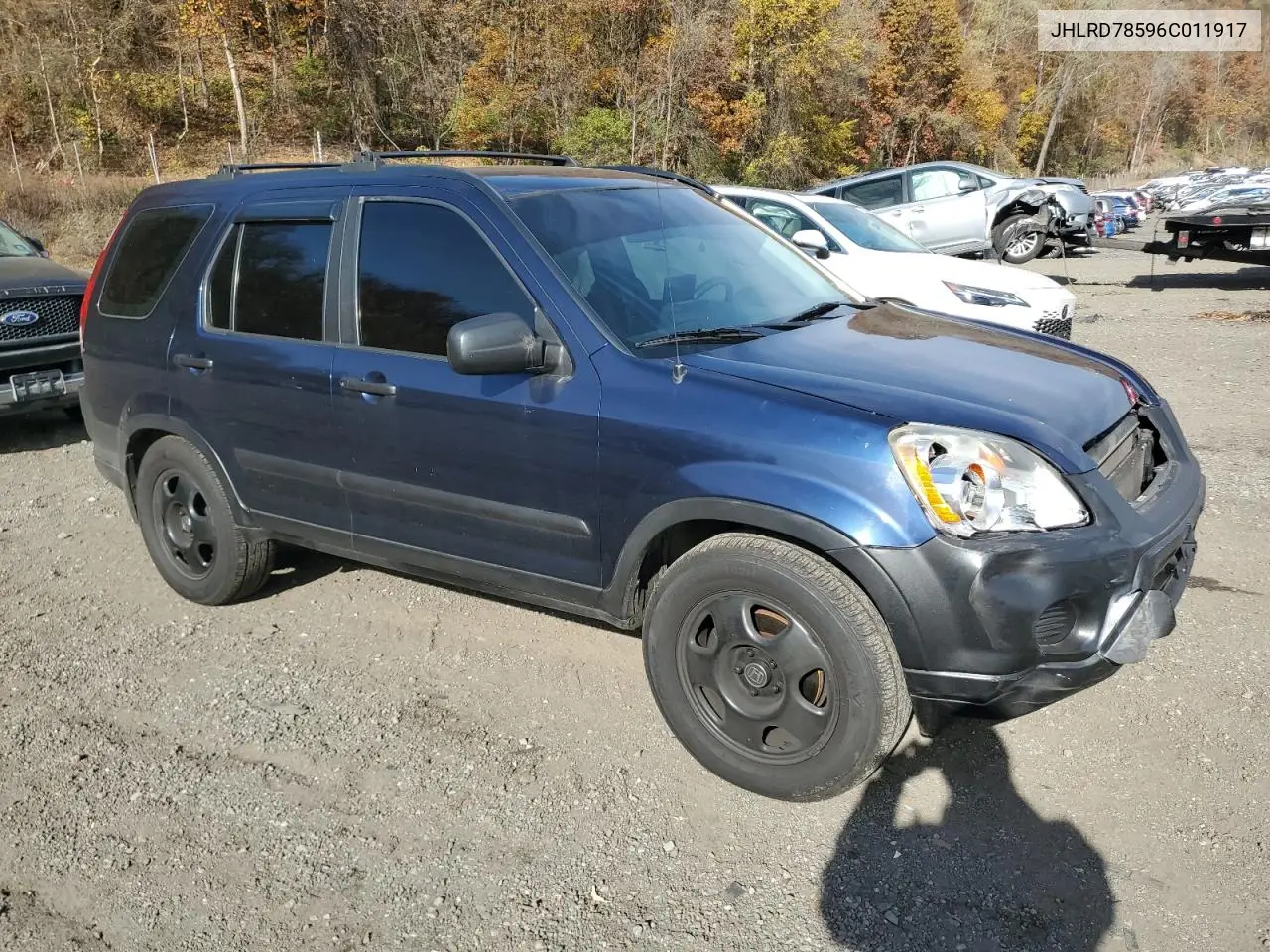 JHLRD78596C011917 2006 Honda Cr-V Lx
