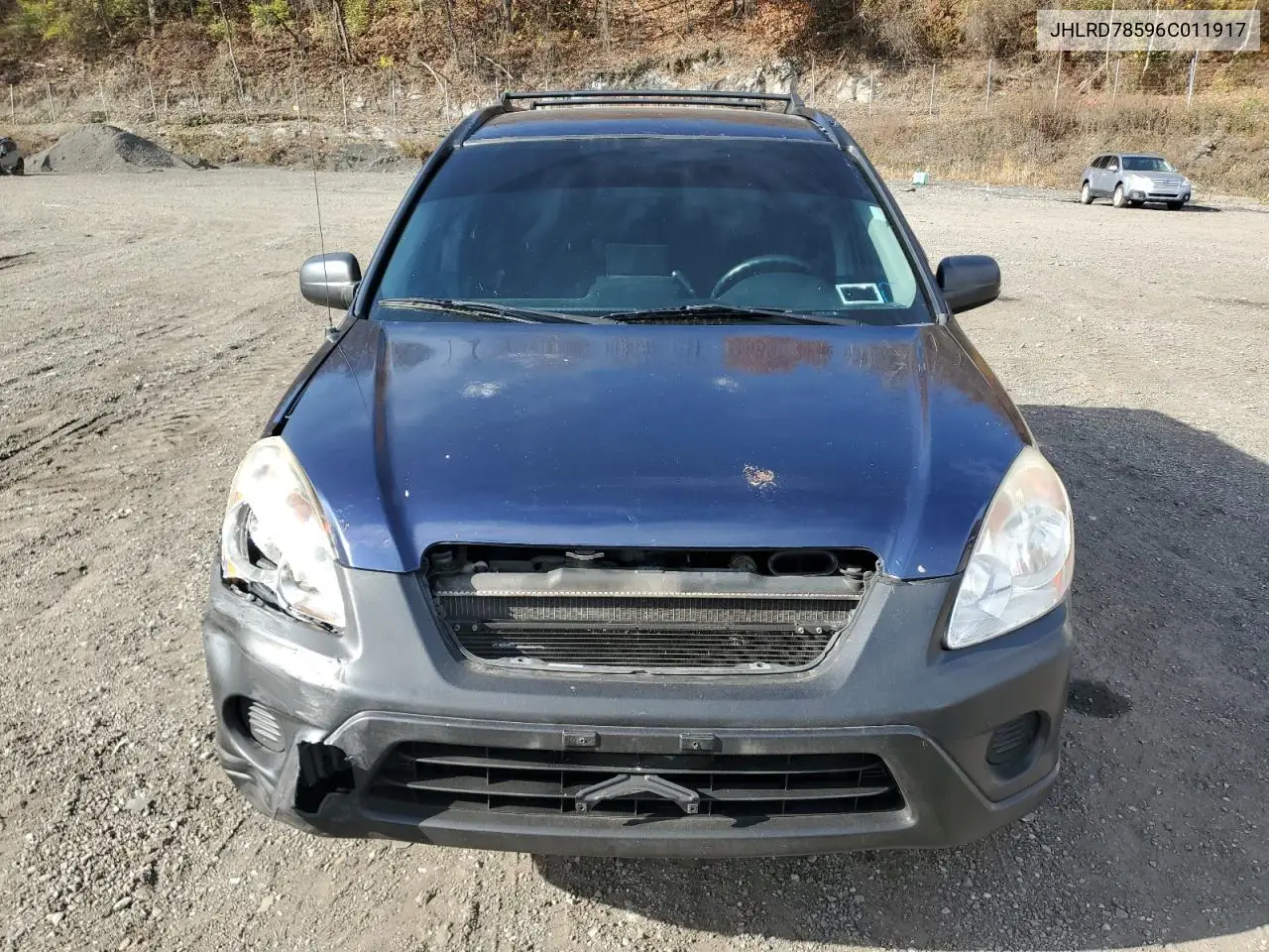 JHLRD78596C011917 2006 Honda Cr-V Lx