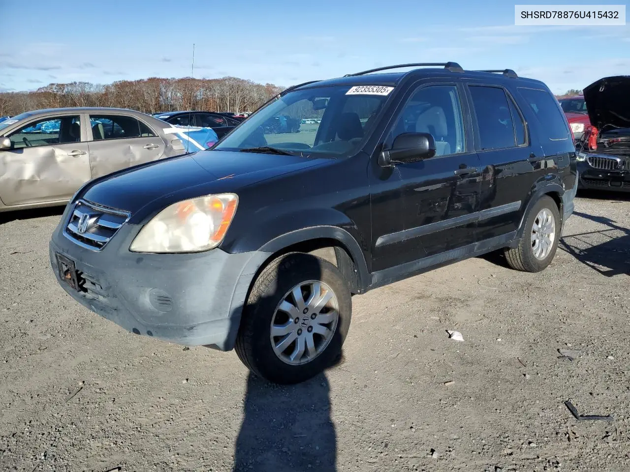 SHSRD78876U415432 2006 Honda Cr-V Ex