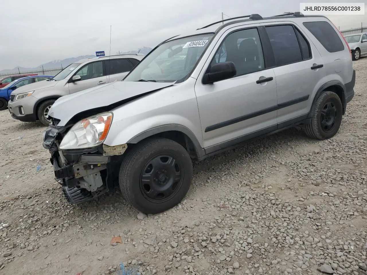 JHLRD78556C001238 2006 Honda Cr-V Lx