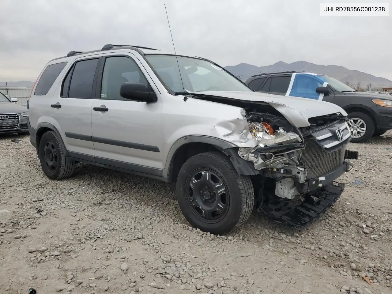 JHLRD78556C001238 2006 Honda Cr-V Lx