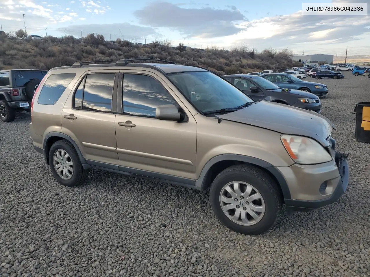 JHLRD78986C042336 2006 Honda Cr-V Se