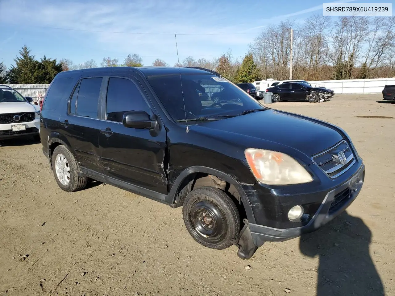 SHSRD789X6U419239 2006 Honda Cr-V Se