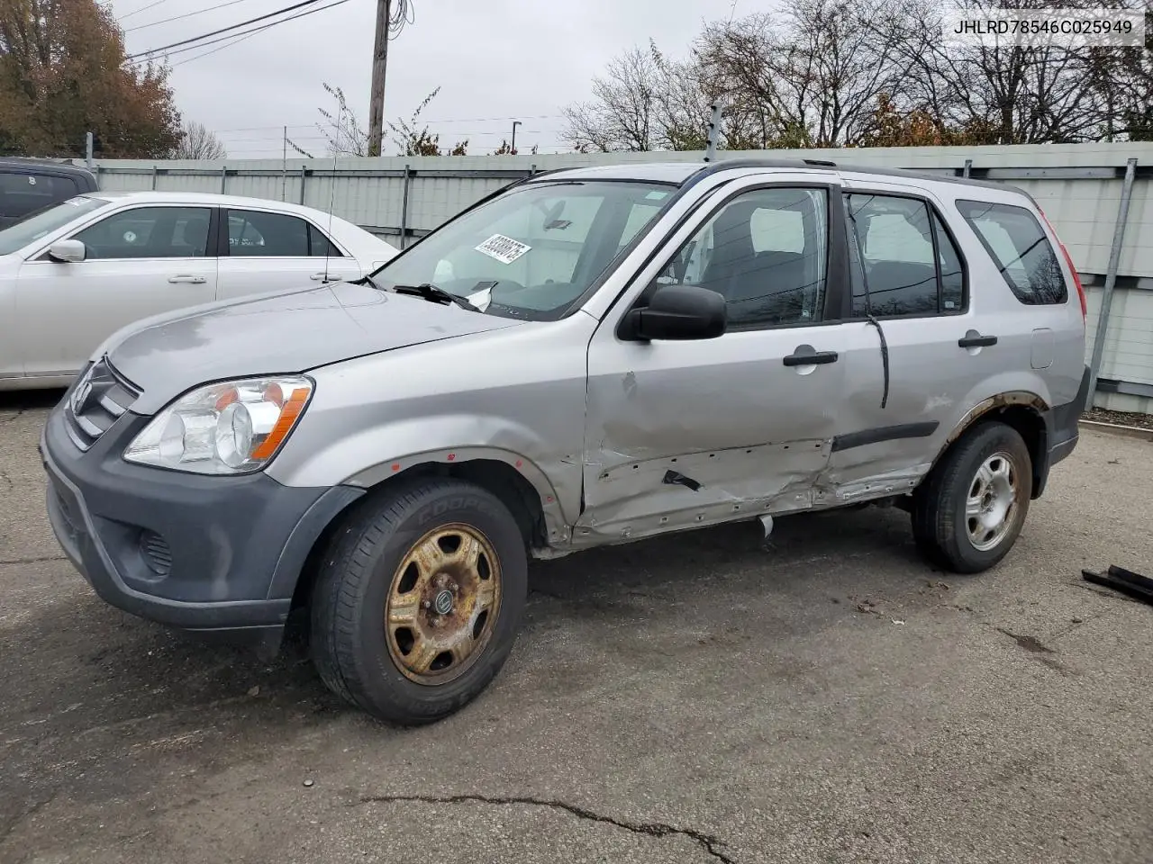 JHLRD78546C025949 2006 Honda Cr-V Lx