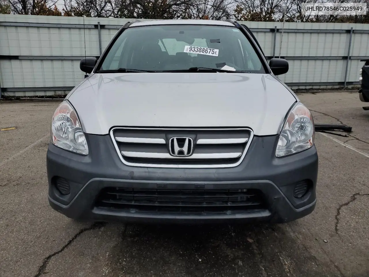 JHLRD78546C025949 2006 Honda Cr-V Lx