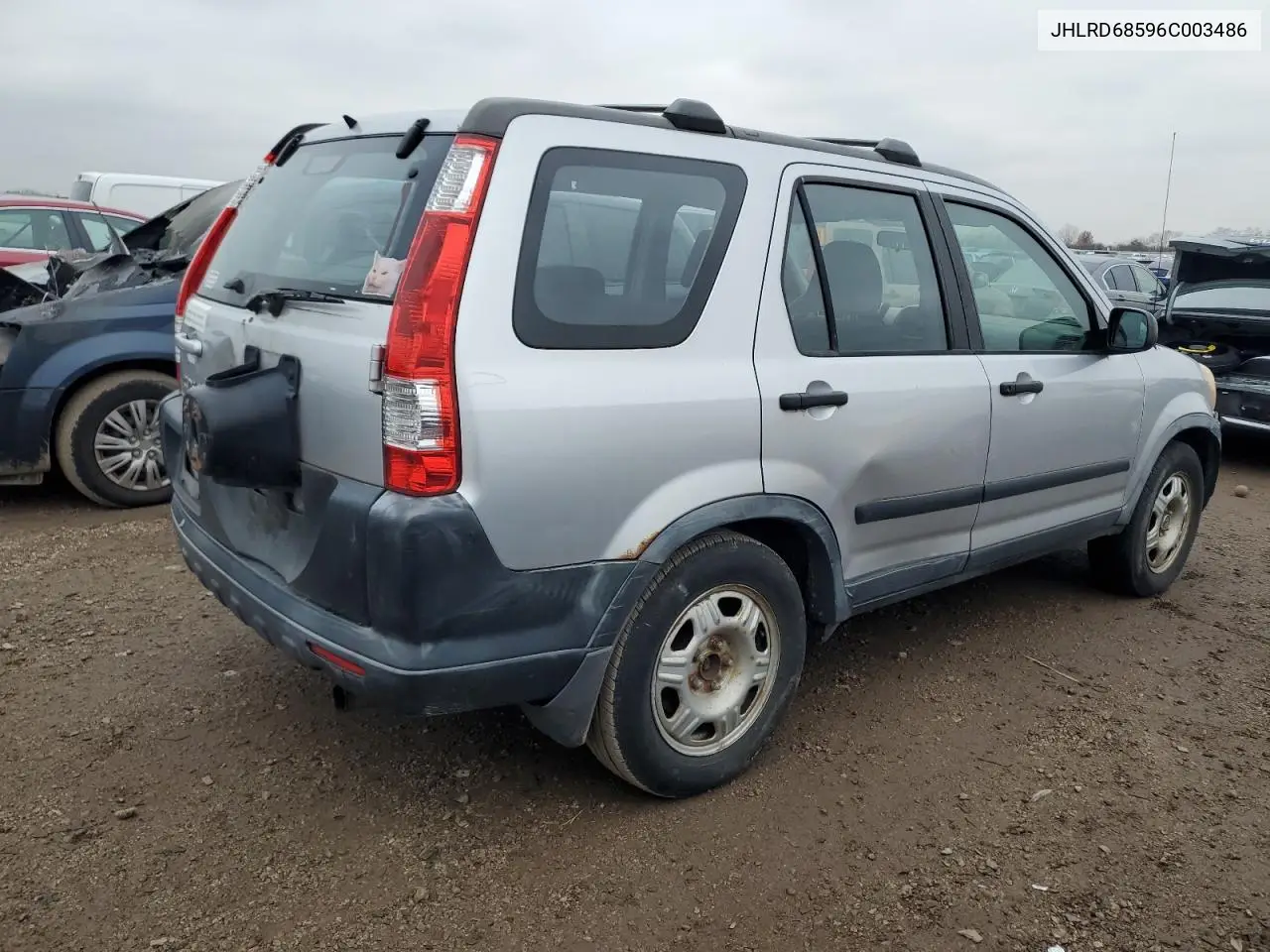JHLRD68596C003486 2006 Honda Cr-V Lx