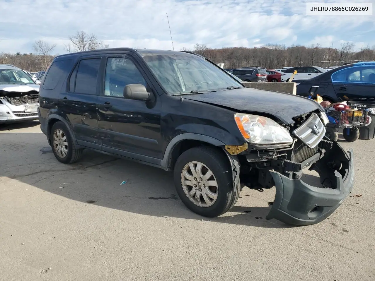 JHLRD78866C026269 2006 Honda Cr-V Ex