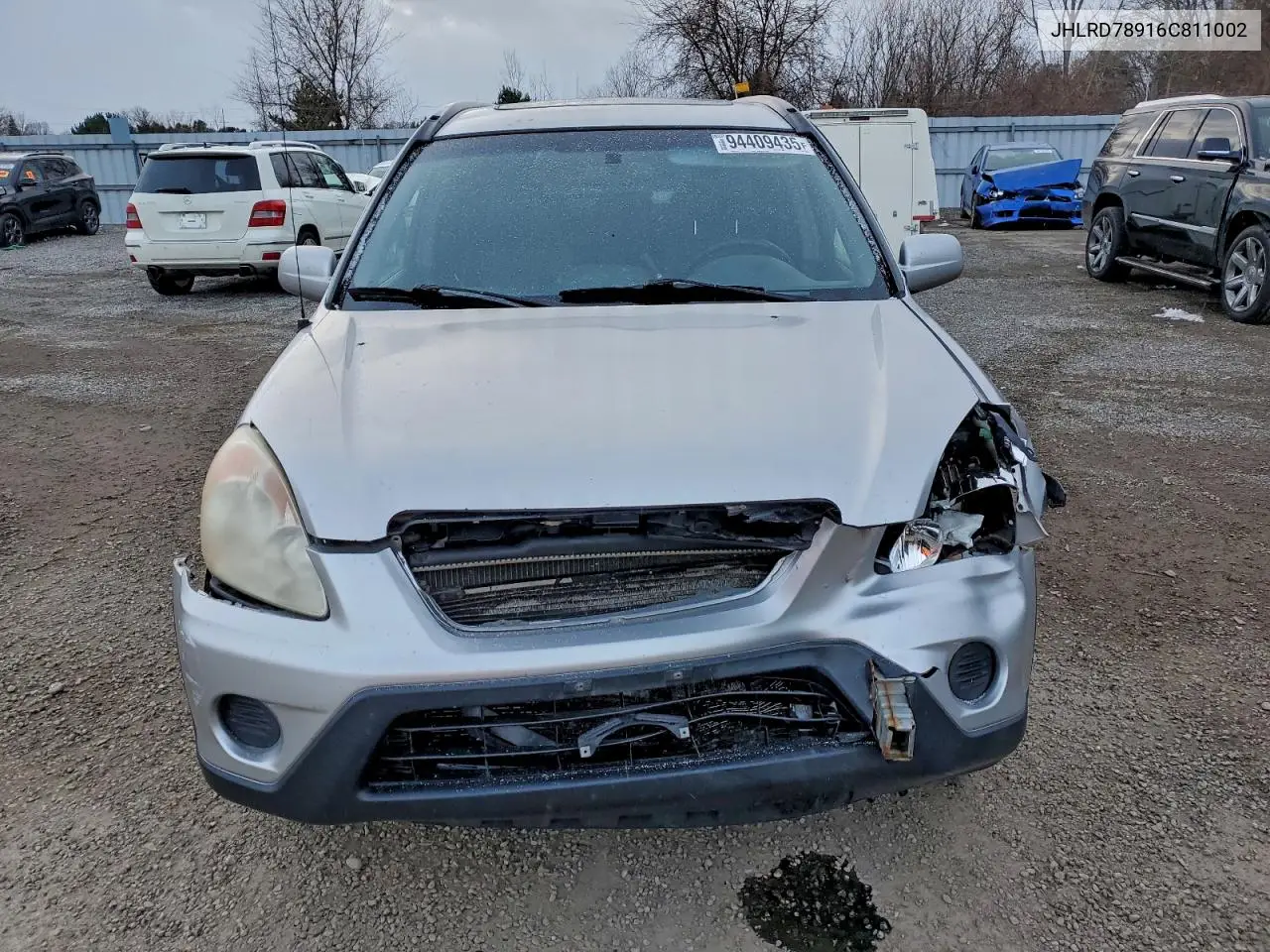 JHLRD78916C811002 2006 Honda Cr-V Se
