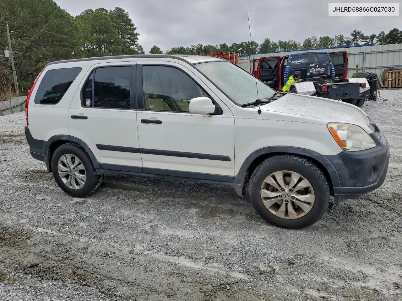 JHLRD68866C027030 2006 Honda Cr-V Ex
