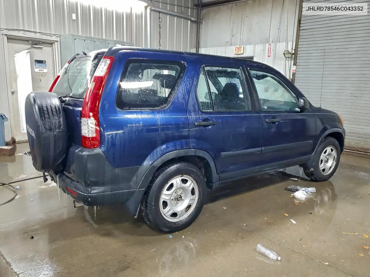 JHLRD78546C043352 2006 Honda Cr-V Lx