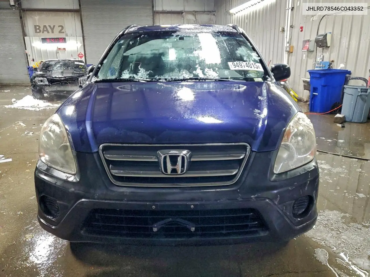 JHLRD78546C043352 2006 Honda Cr-V Lx