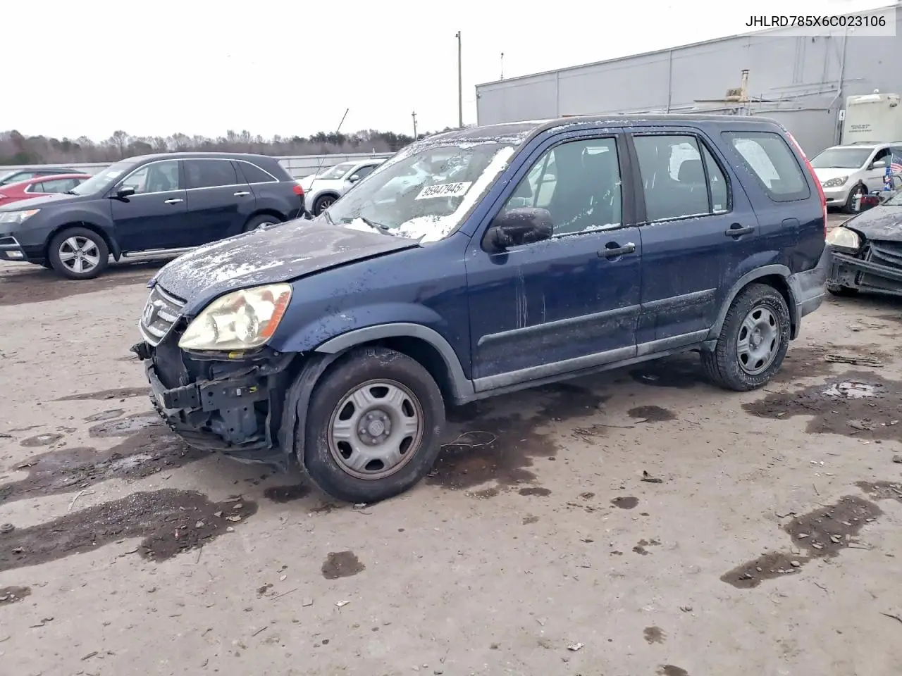 JHLRD785X6C023106 2006 Honda Cr-V Lx