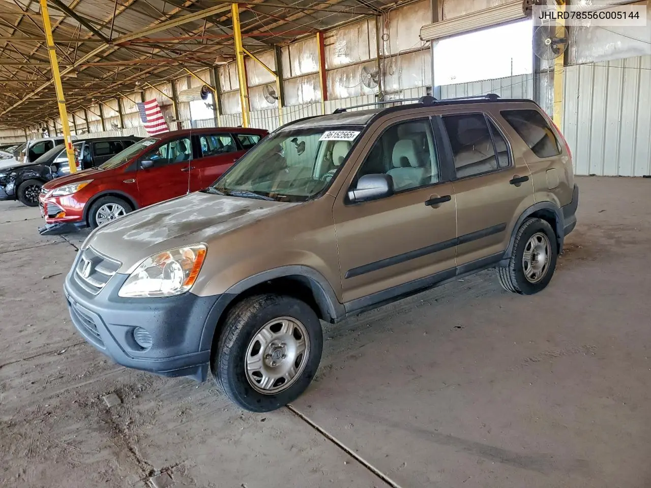 JHLRD78556C005144 2006 Honda Cr-V Lx