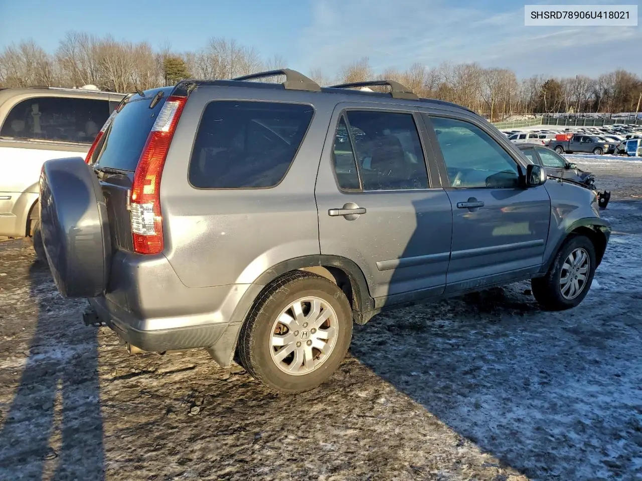 SHSRD78906U418021 2006 Honda Cr-V Se