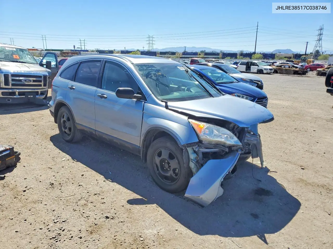 JHLRE38517C038746 2007 Honda Cr-V Ex