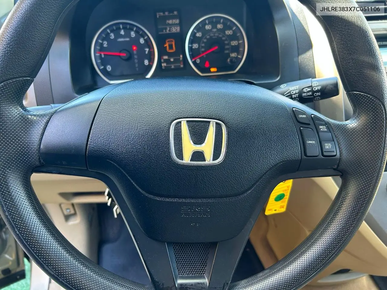 JHLRE383X7C051106 2007 Honda Cr-V Lx