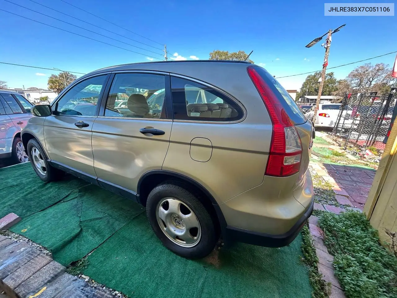 JHLRE383X7C051106 2007 Honda Cr-V Lx