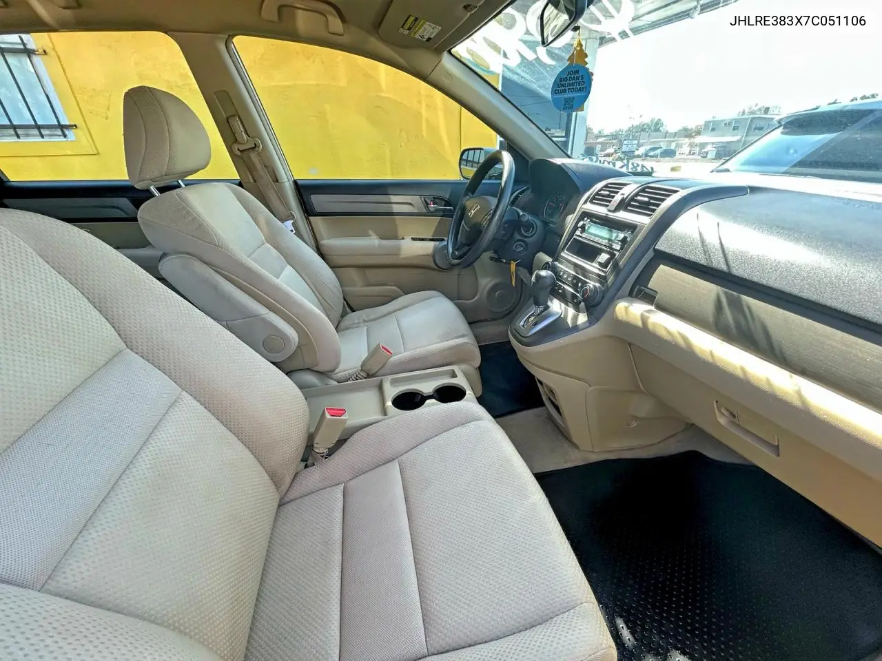 JHLRE383X7C051106 2007 Honda Cr-V Lx
