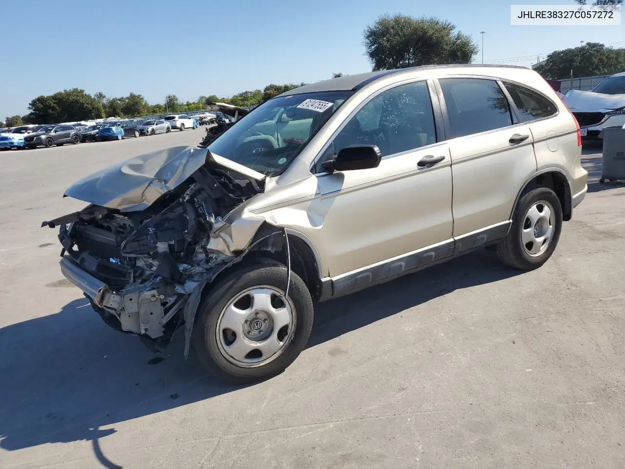 JHLRE38327C057272 2007 Honda Cr-V Lx