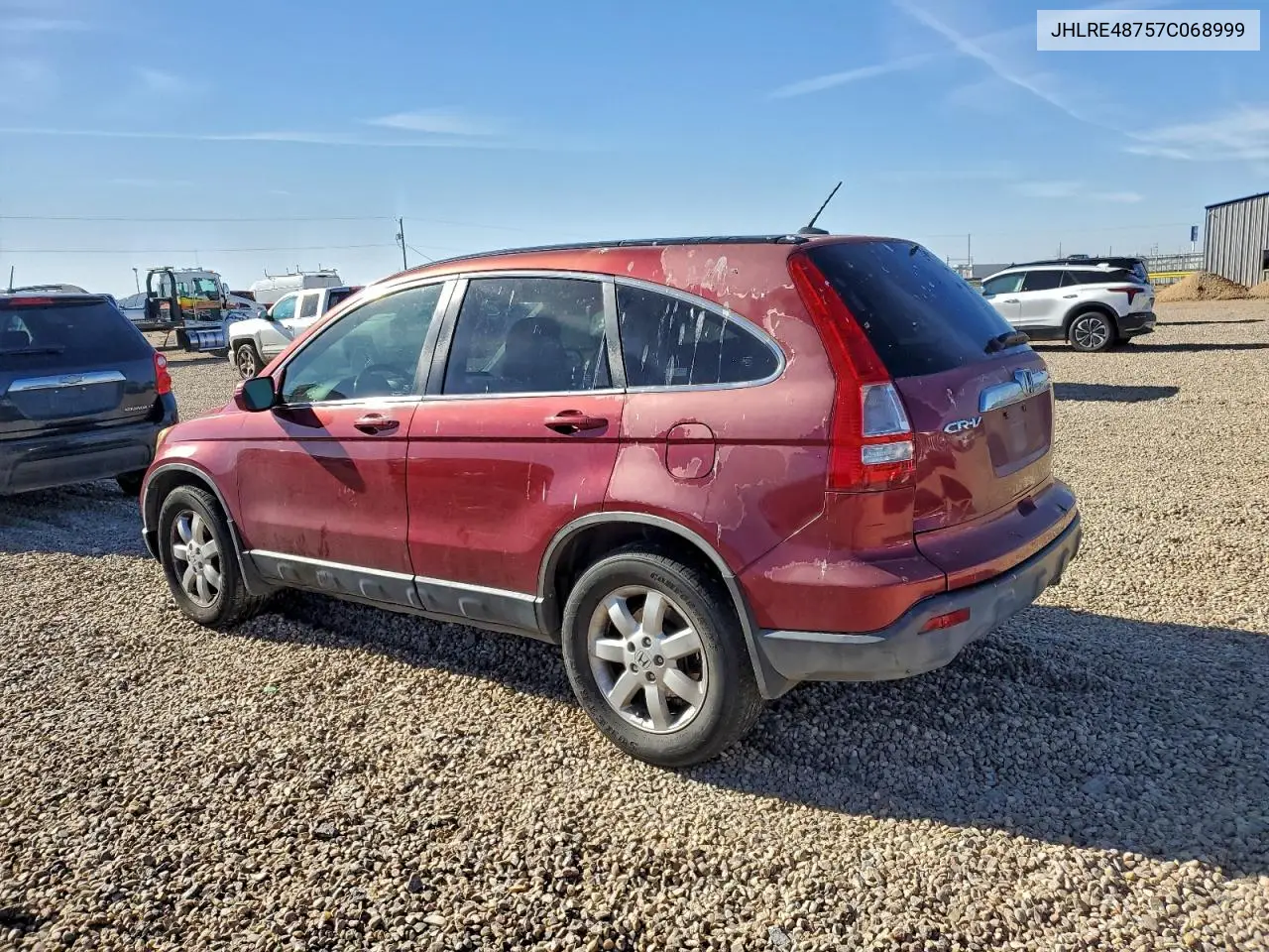 JHLRE48757C068999 2007 Honda Cr-V Exl