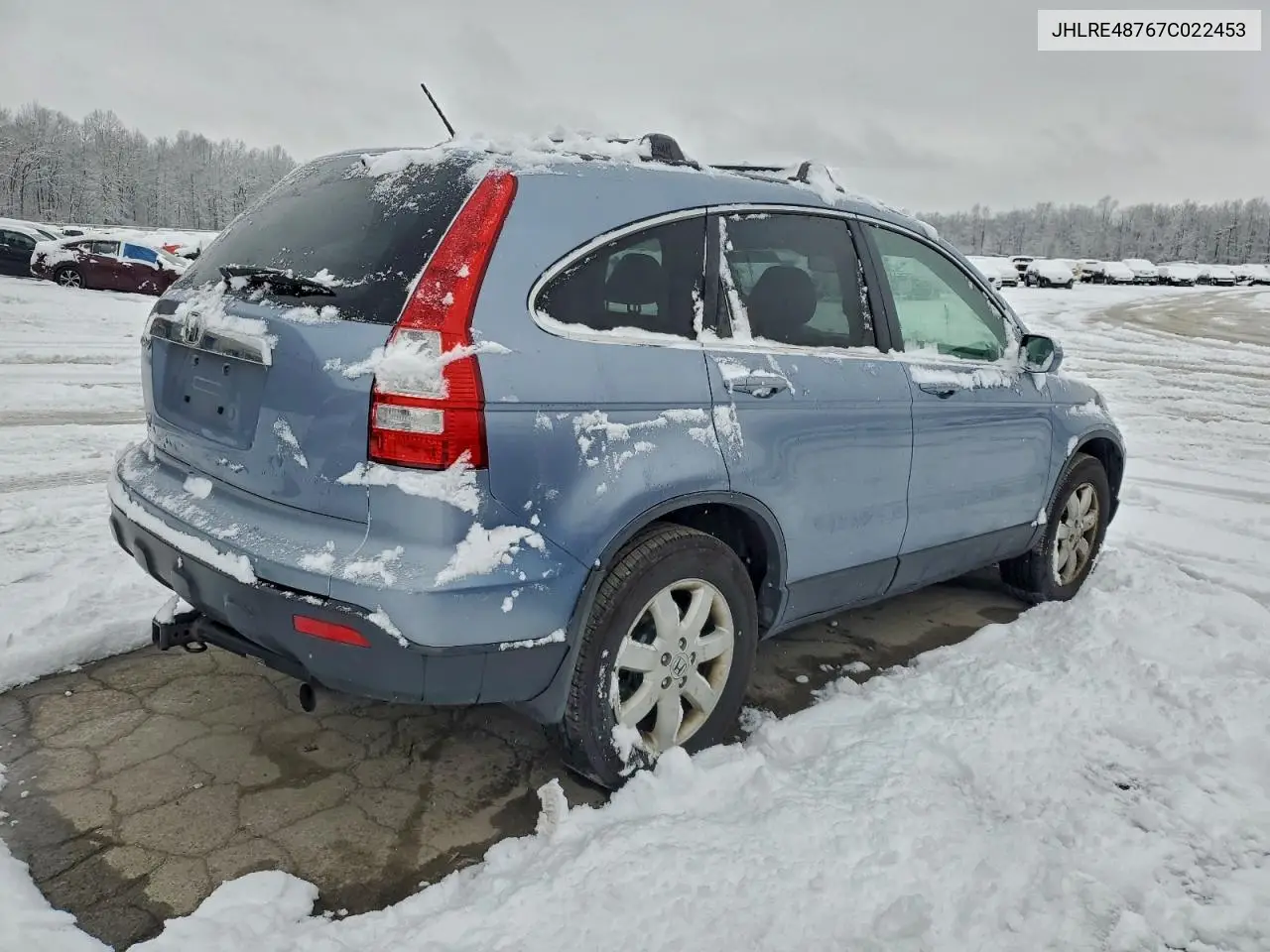 JHLRE48767C022453 2007 Honda Cr-V Exl