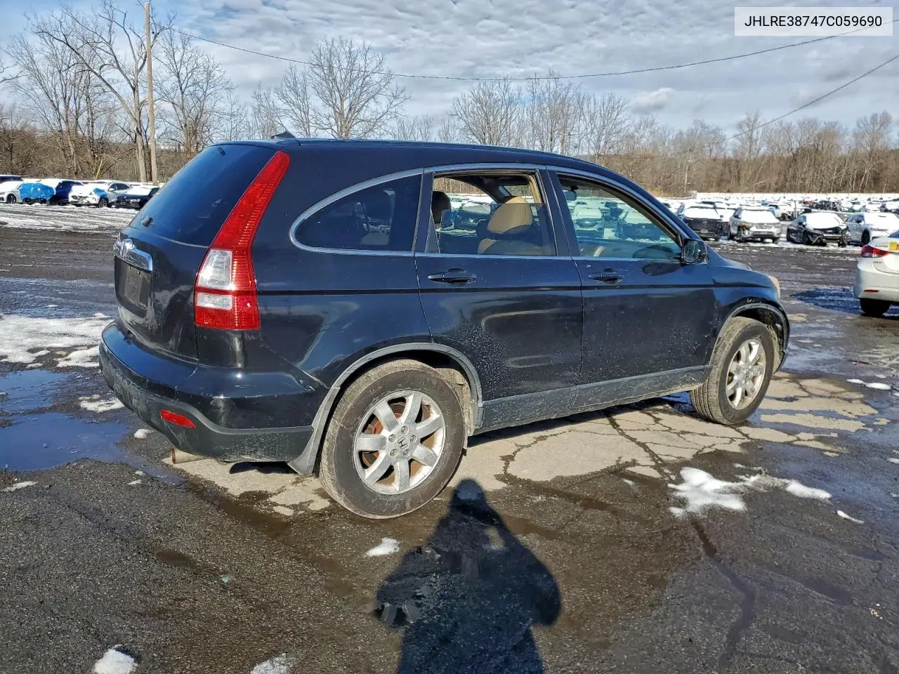 JHLRE38747C059690 2007 Honda Cr-V Exl