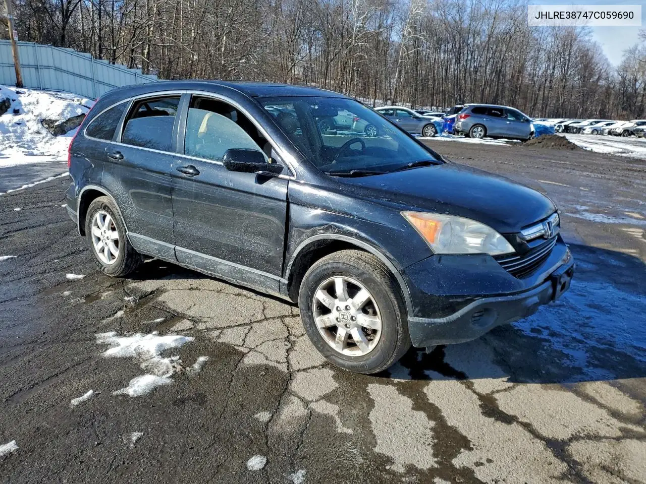 JHLRE38747C059690 2007 Honda Cr-V Exl
