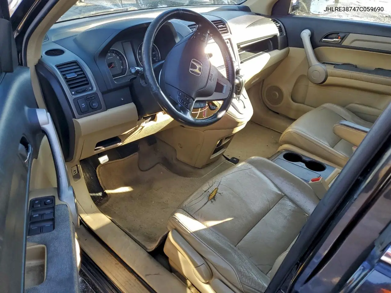 JHLRE38747C059690 2007 Honda Cr-V Exl