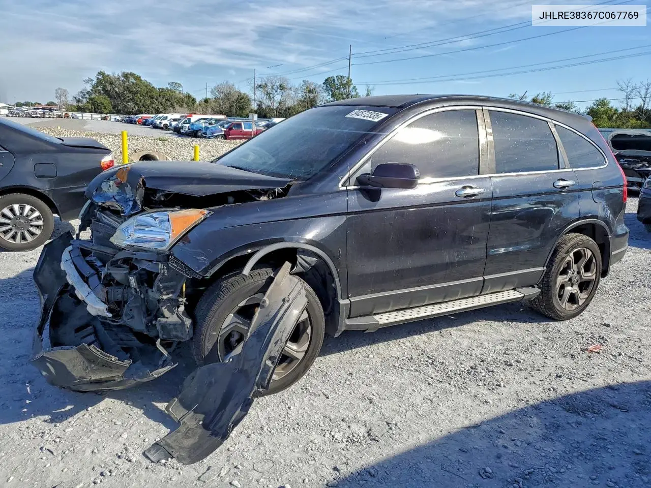 JHLRE38367C067769 2007 Honda Cr-V Lx