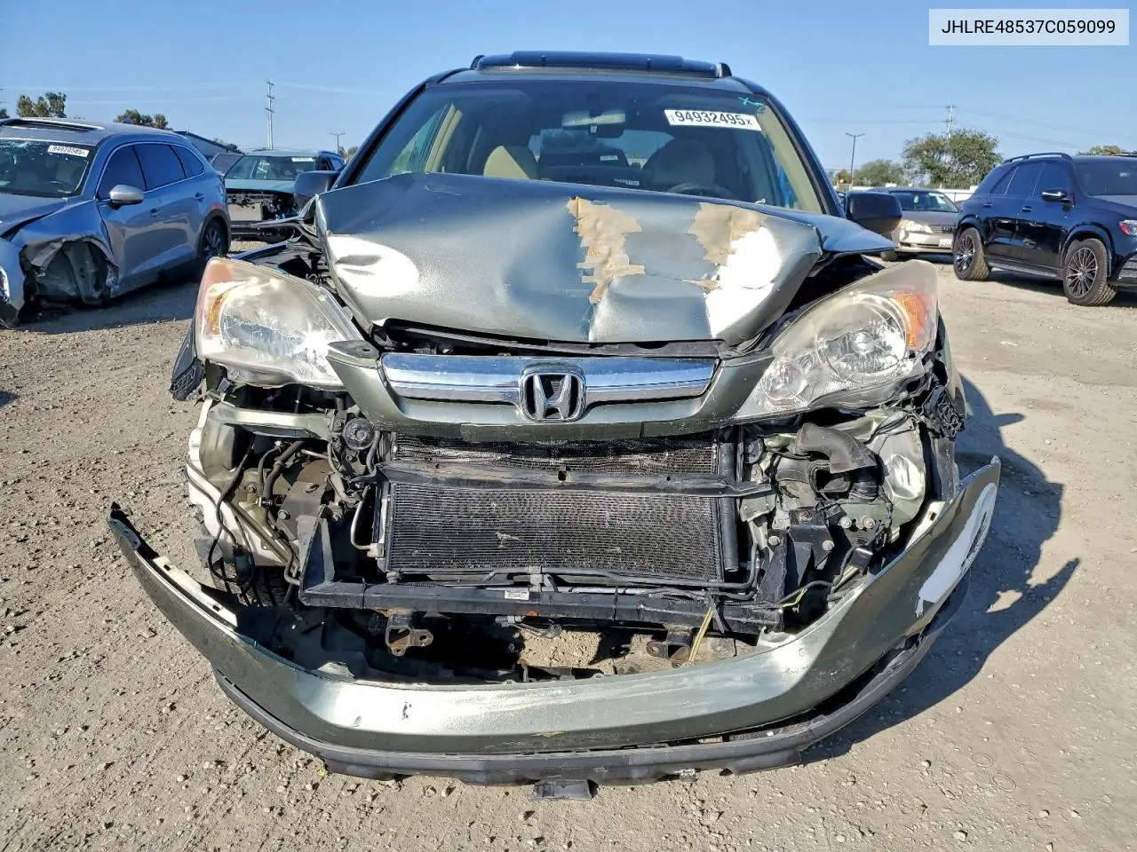 JHLRE48537C059099 2007 Honda Cr-V Ex
