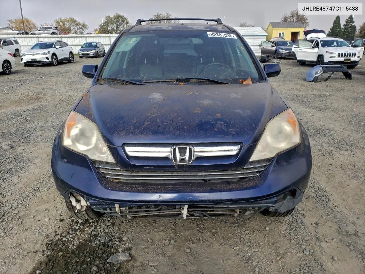 JHLRE48747C115438 2007 Honda Cr-V Exl