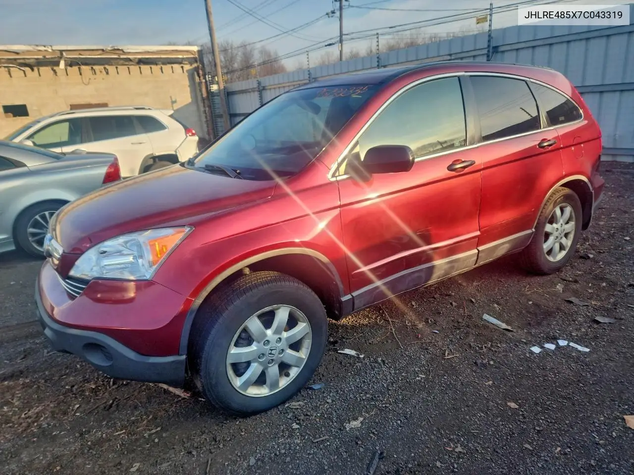 JHLRE485X7C043319 2007 Honda Cr-V Ex