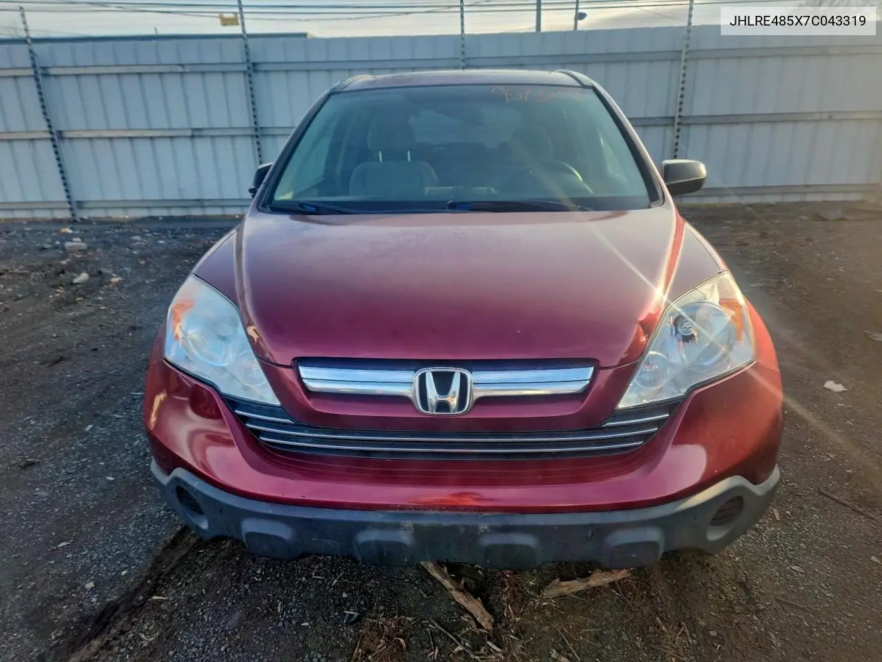 JHLRE485X7C043319 2007 Honda Cr-V Ex