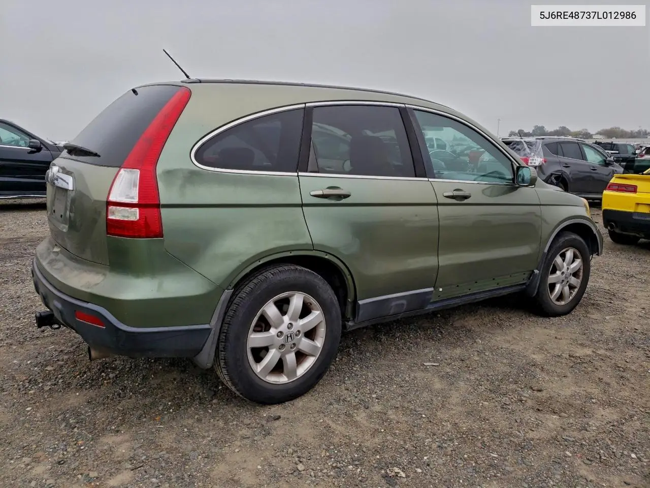 5J6RE48737L012986 2007 Honda Cr-V Exl