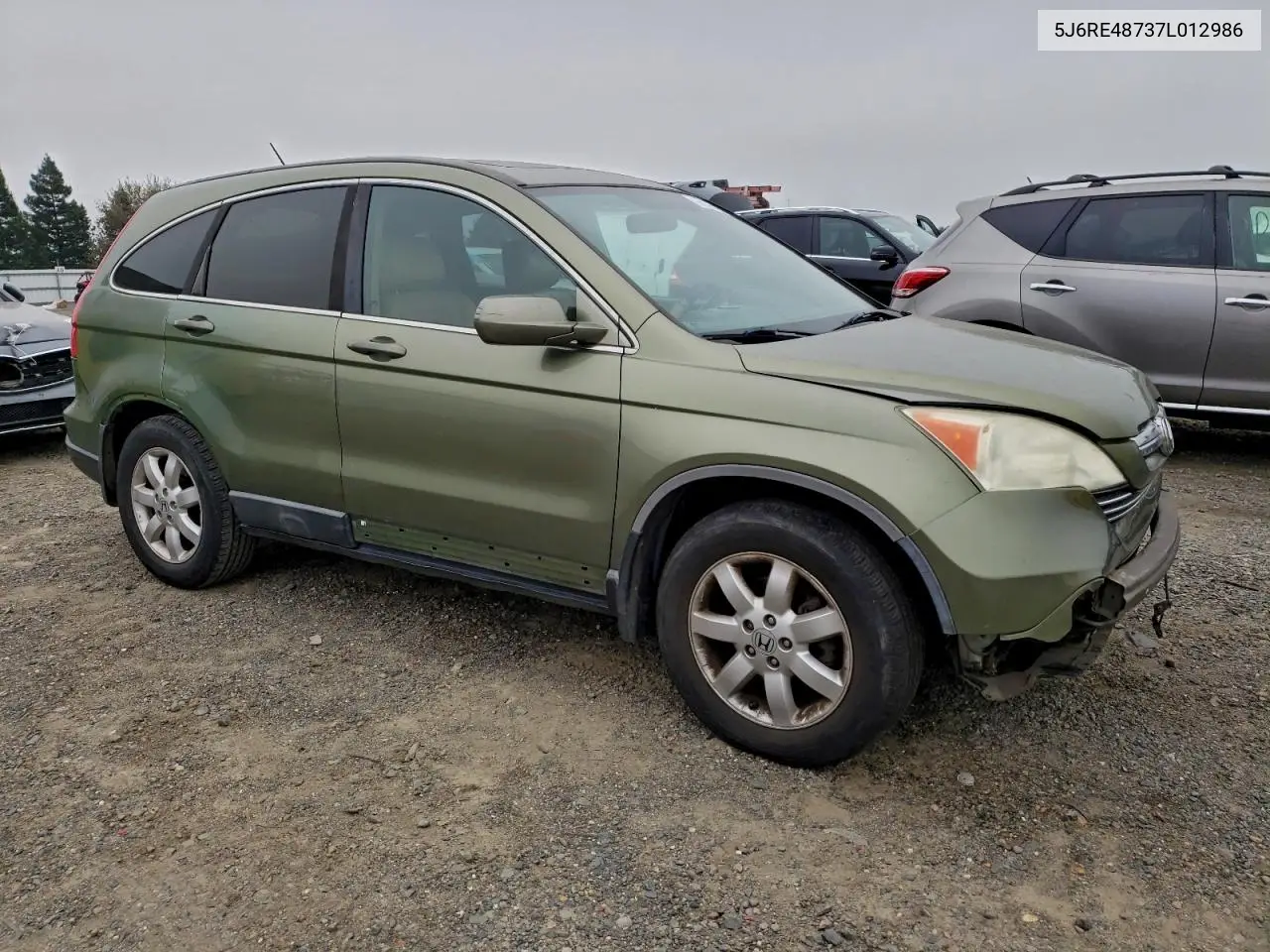 5J6RE48737L012986 2007 Honda Cr-V Exl