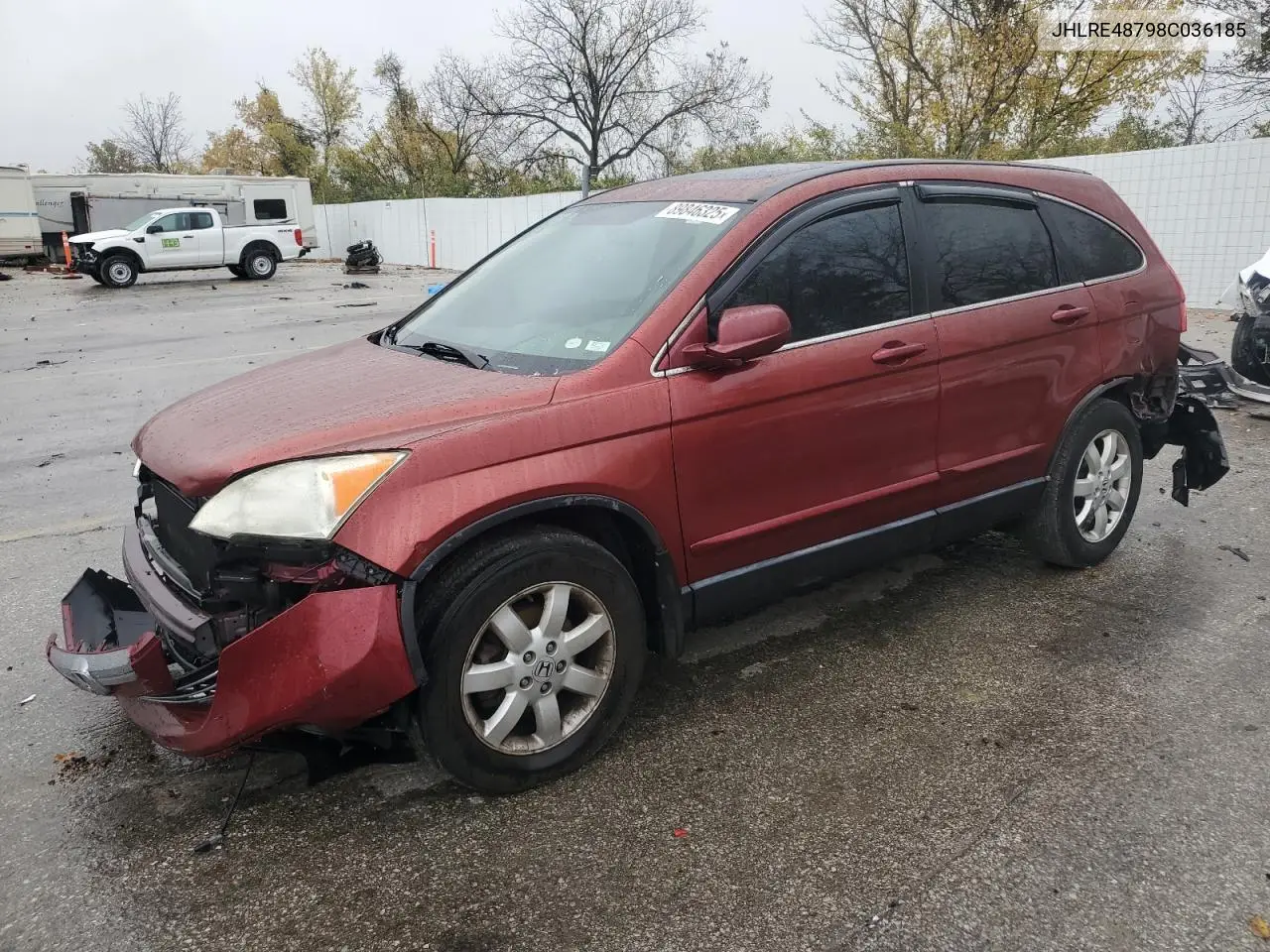 JHLRE48798C036185 2008 Honda Cr-V Exl