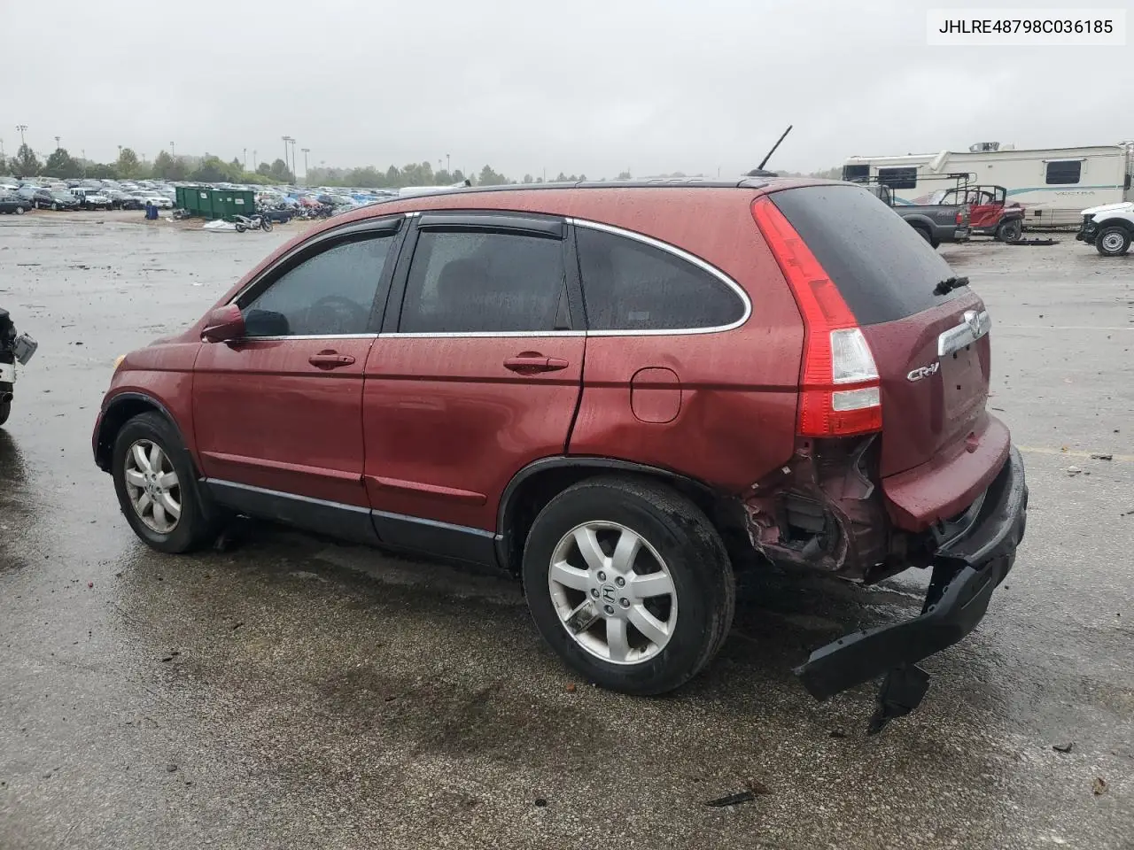 JHLRE48798C036185 2008 Honda Cr-V Exl