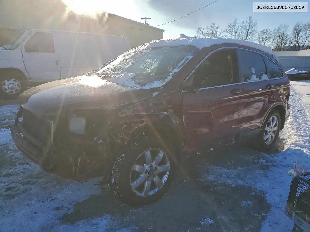 3CZRE38338G702839 2008 Honda Cr-V Lx