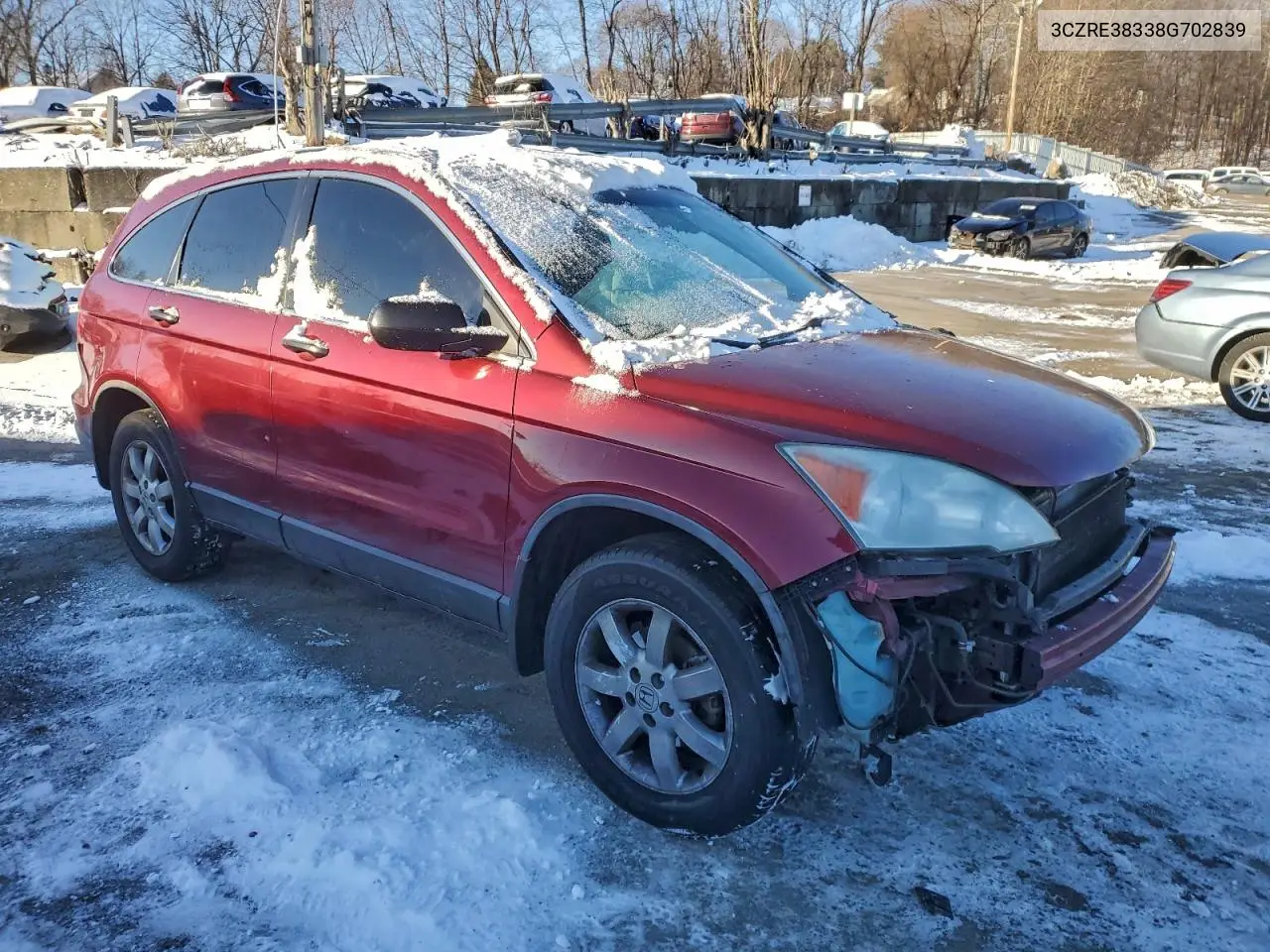 3CZRE38338G702839 2008 Honda Cr-V Lx