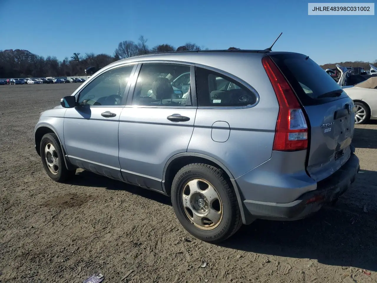 JHLRE48398C031002 2008 Honda Cr-V Lx