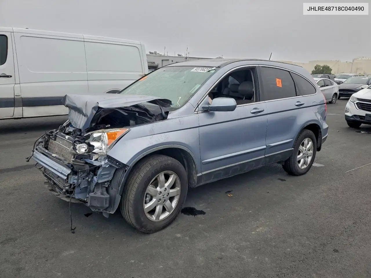 JHLRE48718C040490 2008 Honda Cr-V Exl