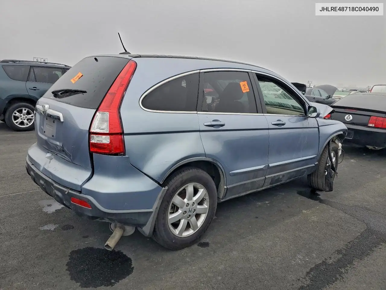 JHLRE48718C040490 2008 Honda Cr-V Exl