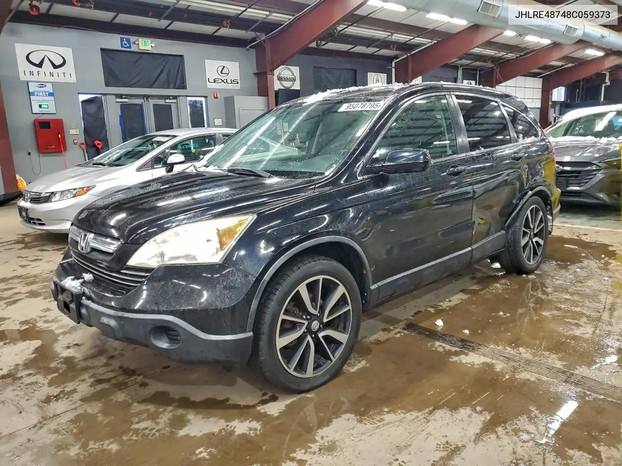 JHLRE48748C059373 2008 Honda Cr-V Exl