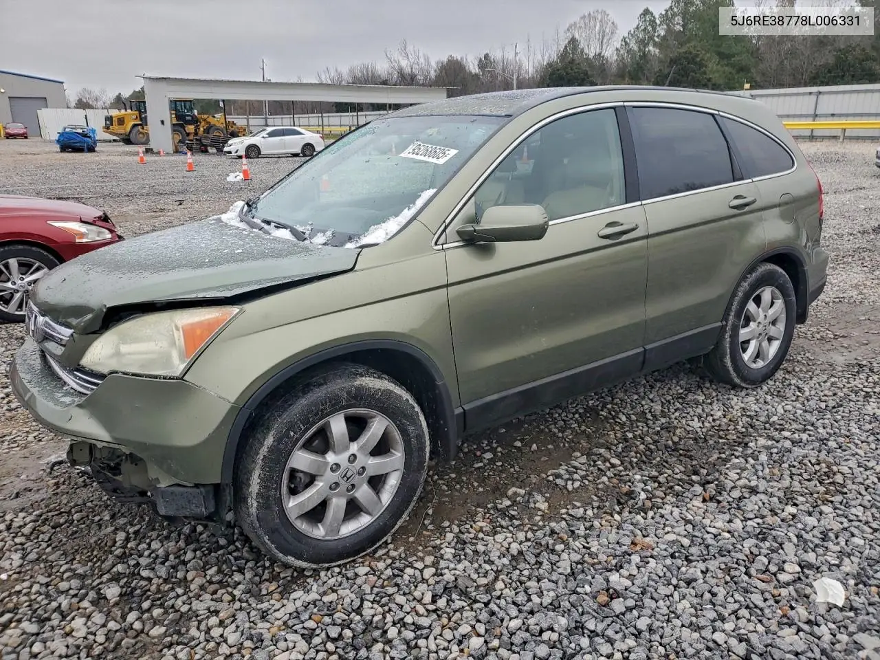 5J6RE38778L006331 2008 Honda Cr-V Exl