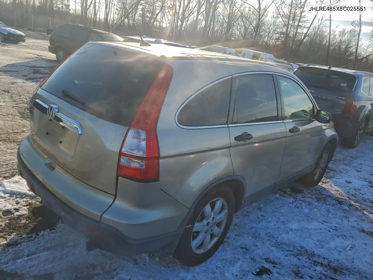 JHLRE485X8C025551 2008 Honda Cr-V Ex
